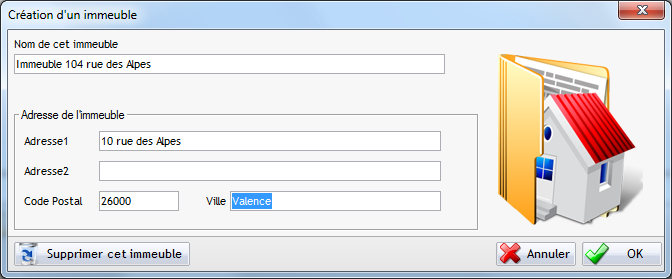 Création d&apos;un immeuble